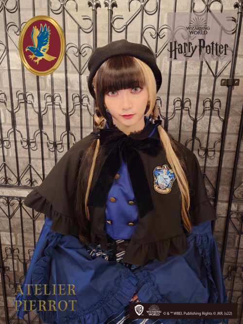 【ATELIER PIERROTHarry Potter雙按鈕2路2向Cape Ravenclaw★