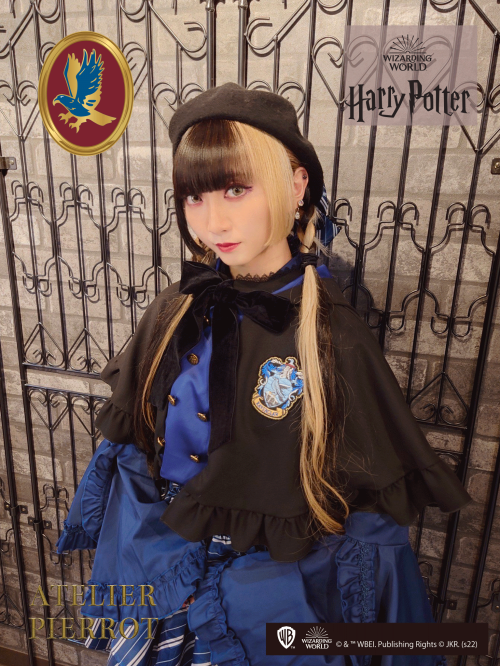 【ATELIER PIERROTHarry Potter雙按鈕2路2向Cape Ravenclaw★