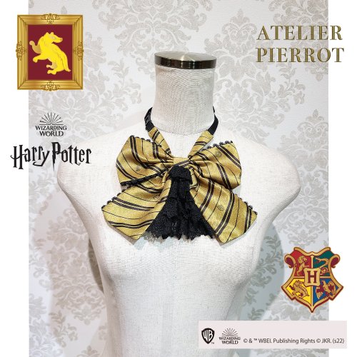 【ATELIER PIERROT】ハリー・ポッター レースフリルリボンタイ ハッフルパフ