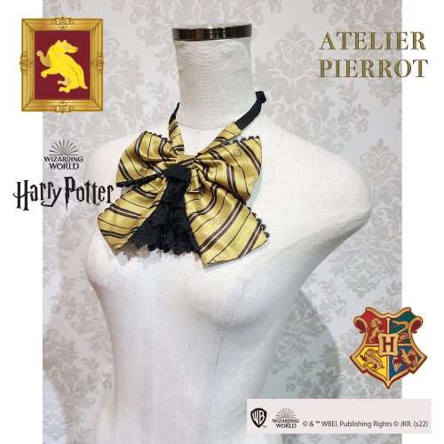 【ATELIER PIERROT】ハリー・ポッター レースフリルリボンタイ ハッフルパフ