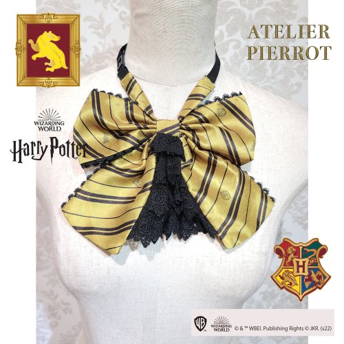 【ATELIER PIERROT】ハリー・ポッター レースフリルリボンタイ ハッフルパフ