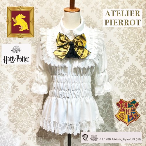 【ATELIER PIERROT】ハリー・ポッター レースフリルリボンタイ ハッフルパフ