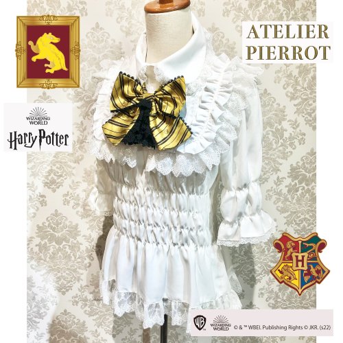 【ATELIER PIERROT】ハリー・ポッター レースフリルリボンタイ ハッフルパフ