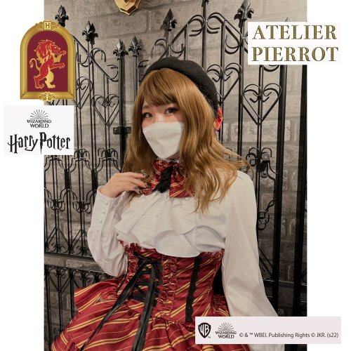【ATELIER PIERROT】ハリー・ポッター レースフリルリボンタイ グリフィンドール