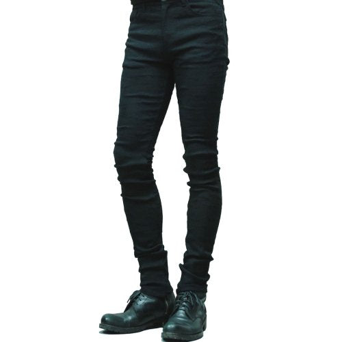 【MiDiom】ミディオム Damaged Stretch Skinny ブラック