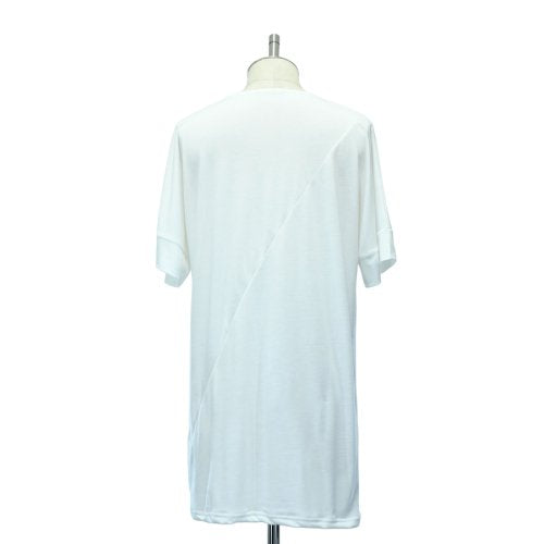 【MiDiom】ミディオム Slash Cut&Sewn white