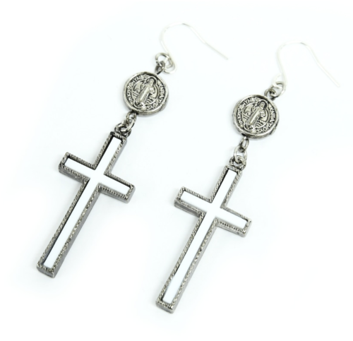 【Sheglit】シェグリット "Sacred"タイニーピアス ホワイト
