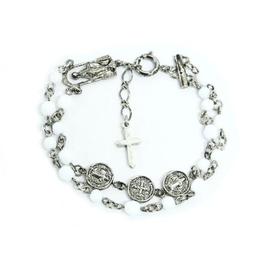 【Sheglit】シェグリット "Sacred"ブレスレット ホワイト