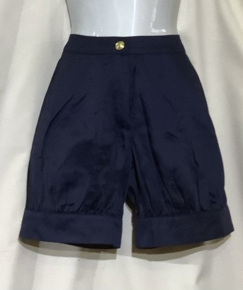 【MARBLE】マーブル エンブレムボタン付きインナーショートパンツ:紺