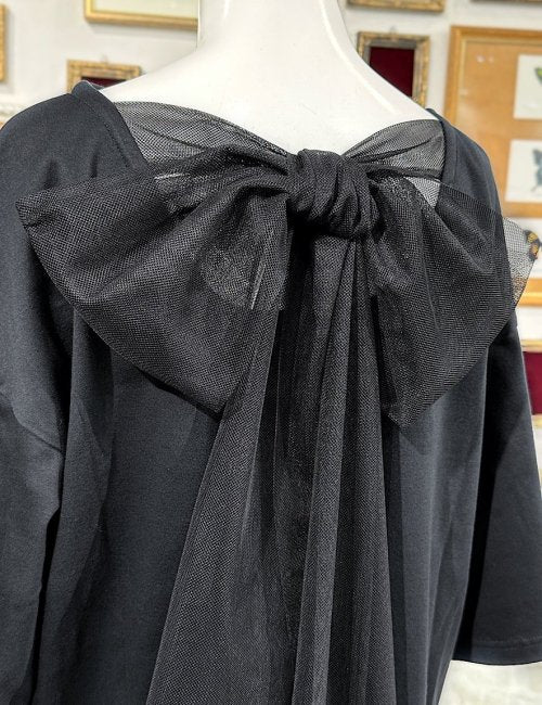 【Na+H】エヌエープラスエイチ drift背中リボンカットソー