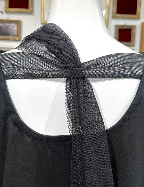 【Na+H】エヌエープラスエイチ drift背中リボンカットソー