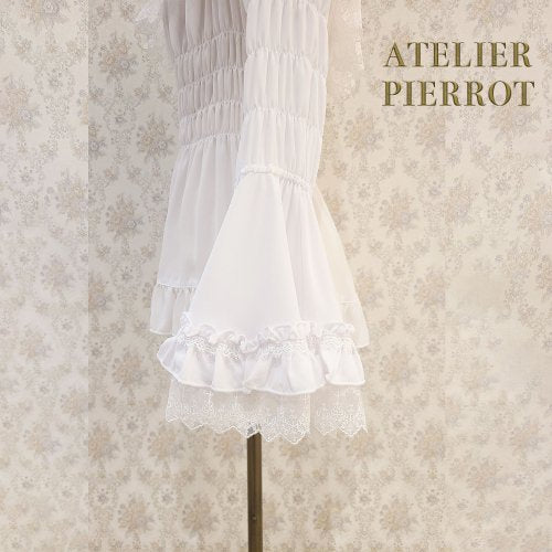 【ATELIER PIERROTShirring princess sleeve blouse