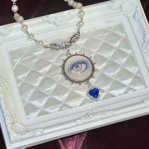 【Luxmira】ルクスミラ minori's 蚤の市 Necklace ”Mystic” 瑠璃色(Blue)