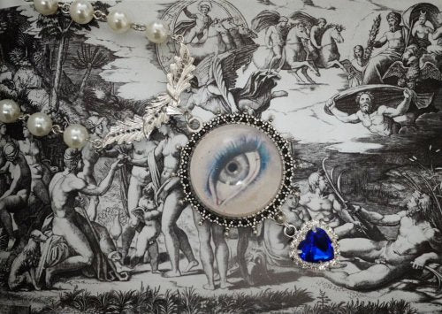 【Luxmira】ルクスミラ minori's 蚤の市 Necklace ”Mystic” 瑠璃色(Blue)