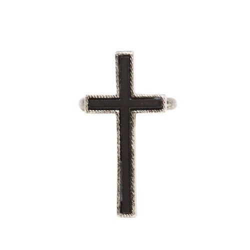 【Sheglit】シェグリット "Sacred"クロスリング ブラック