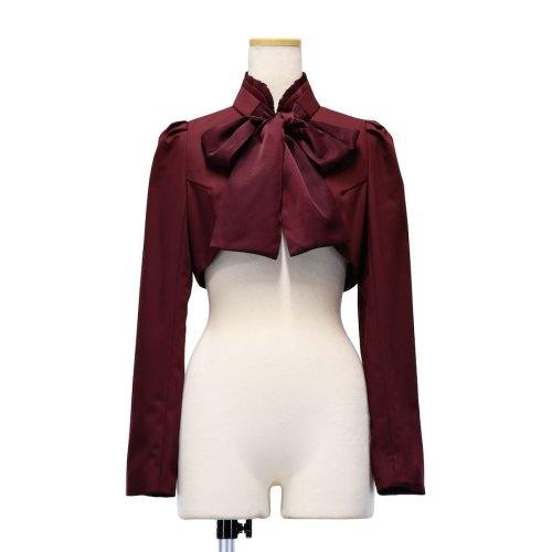 【Sheglit】シェグリット "Earl Grey"クラシカルボレロ ボルドー Mサイズ/Lサイズ