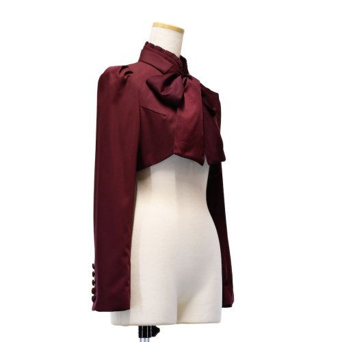 【Sheglit】シェグリット "Earl Grey"クラシカルボレロ ボルドー Mサイズ/Lサイズ