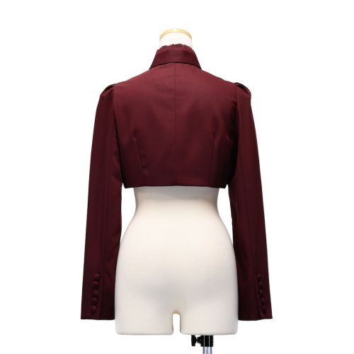 【Sheglit】シェグリット "Earl Grey"クラシカルボレロ ボルドー Mサイズ/Lサイズ