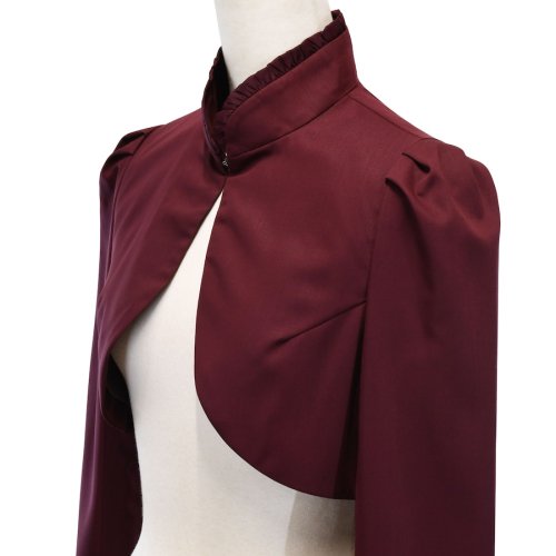 【Sheglit】シェグリット "Earl Grey"クラシカルボレロ ボルドー Mサイズ/Lサイズ