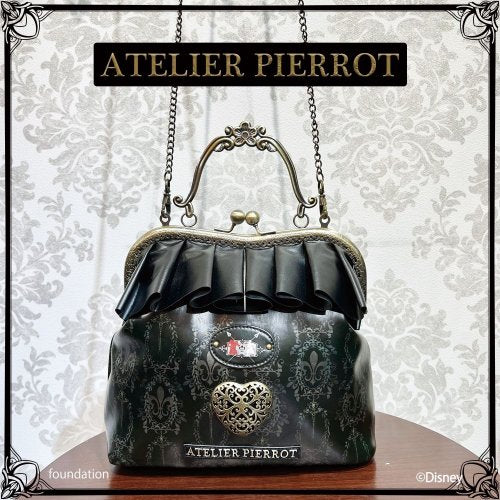 ATELIER PIERROT】ディズニー『Alice in wonderland』がま口バック 
