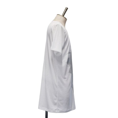 【MiDiom】ミディオム Singularity Print Tee White