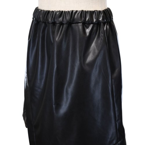 【MiDiom】ミディオム Synthetic Leather Waist Cover Black