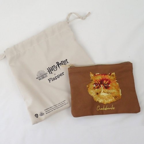 【Flapper】フラッパー Harry Potter×Flapperクルックシャンクスフラットポーチ