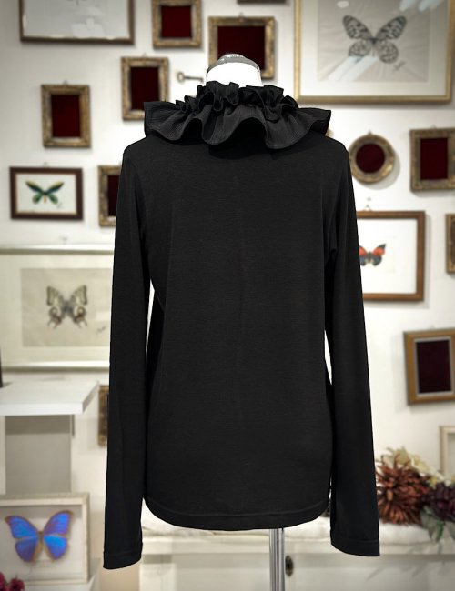 【Na+H】エヌエープラスエイチ Preカットソー(黒)