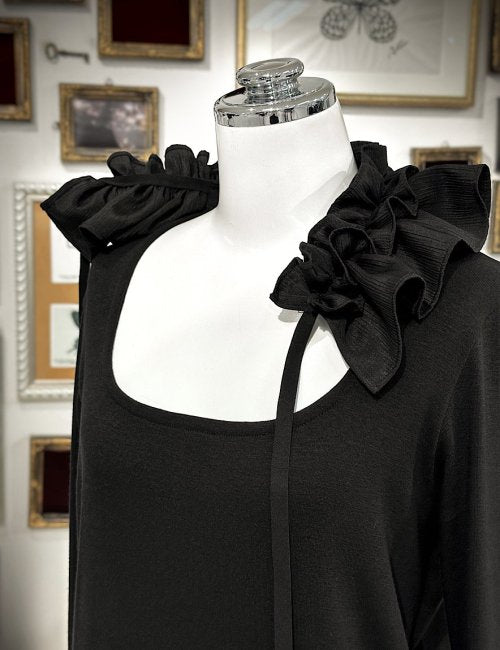 【Na+H】エヌエープラスエイチ Preカットソー(黒)