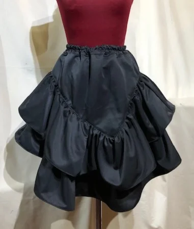 【MARBLE】マーブル アシンメトリー前ロングスカート:紺