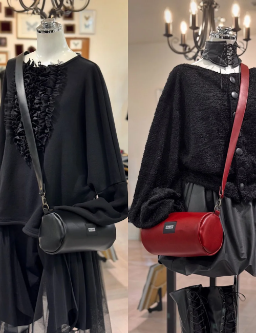 【Na+H】エヌエープラスエイチ hmドラムバッグ (黒/赤)