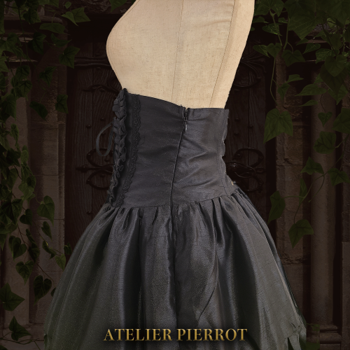 【ATELIER PIERROT】 Long Corset Skirt Black