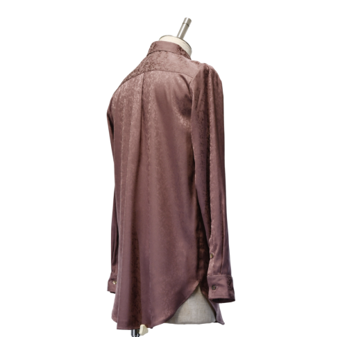 【MiDiom】ミディオム Crocus JQ Long Shirt Old Rose