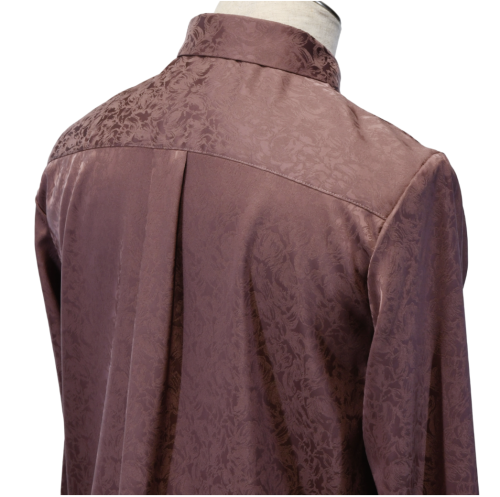 【MiDiom】ミディオム Crocus JQ Long Shirt Old Rose