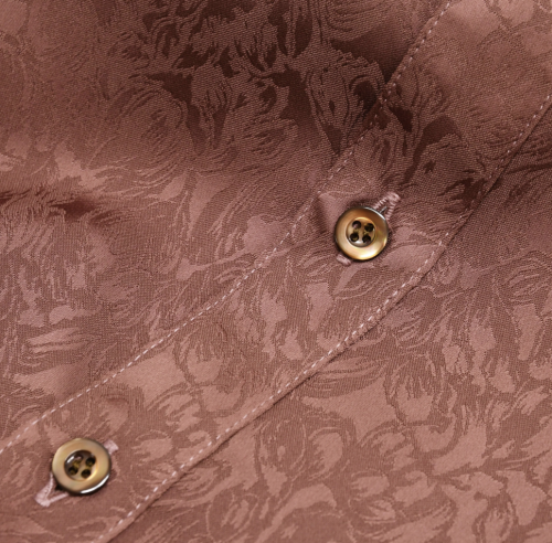 【MiDiom】ミディオム Crocus JQ Long Shirt Old Rose