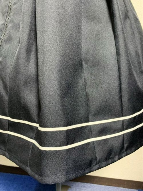 【Physical Drop】フィジカルドロップ セーラージップJSK・黒×白ライン