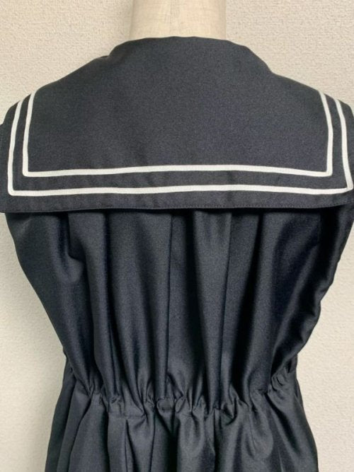 【Physical Drop】フィジカルドロップ セーラージップJSK・黒×白ライン