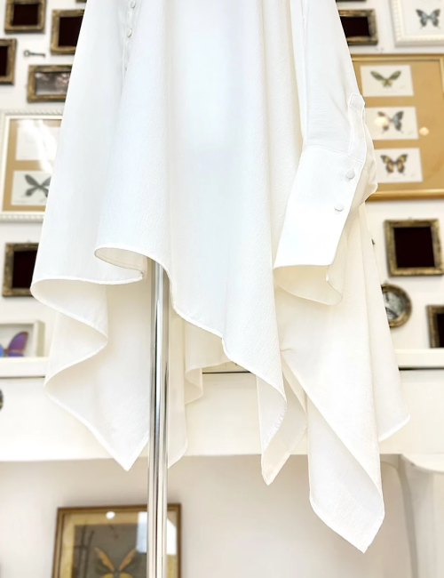 【Na+H】エヌエープラスエイチ driftドルマンシャツ(白)