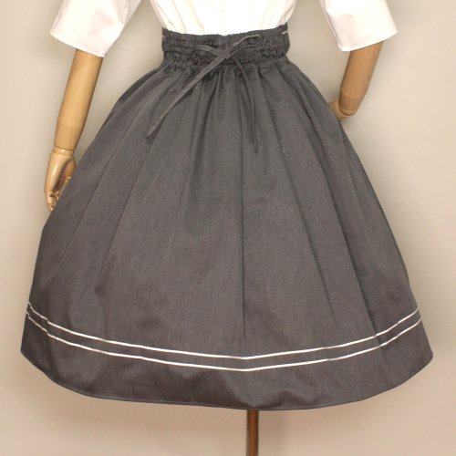 【HERHUM】ハーハム Robinスカート グレー/ネイビー