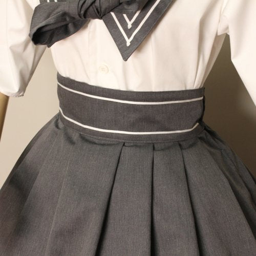 【HERHUM】ハーハム Robinスカート グレー/ネイビー