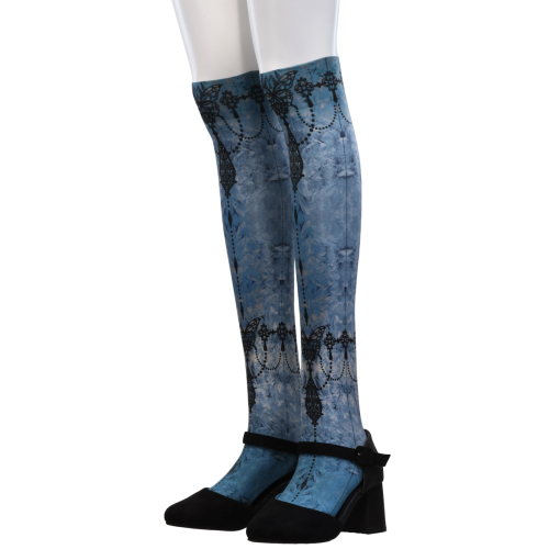 【Sheglit】シェグリット Ulysses Crystal Over Knee エメラルドグリーン
