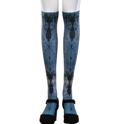 【Sheglit】シェグリット Ulysses Crystal Over Knee エメラルドグリーン