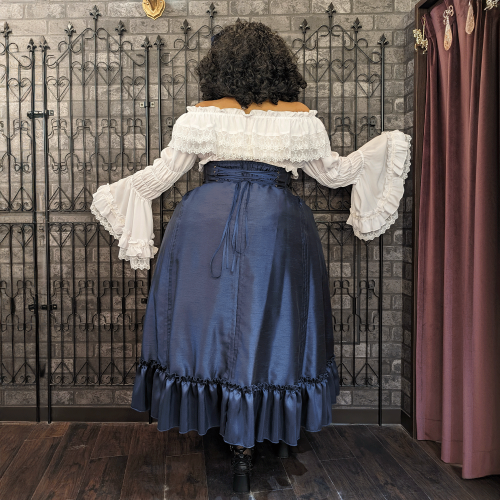 【ATELIER PIERROT】Shirring princess sleeve blouse Plus Size ★サマーセール対象!!8月24日まで★