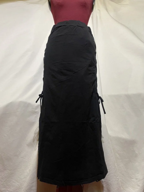 【MARBLE】マーブル 両サイドあみあげ切り替えロングスカート