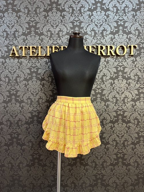 【Violet fane】HAPPY TARTANS スペシャルセット(エプロン+ベレー)