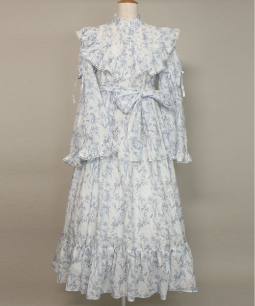 【HERHUM】ハーハム 優雅なひとときネグリジェドレス ホワイト