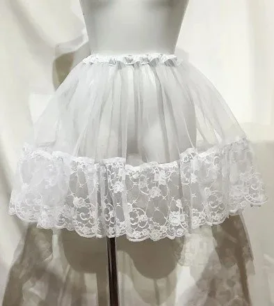 【MARBLE】マーブル レース付きインナーパ二エ:白×白レース LL〜4Lサイズ