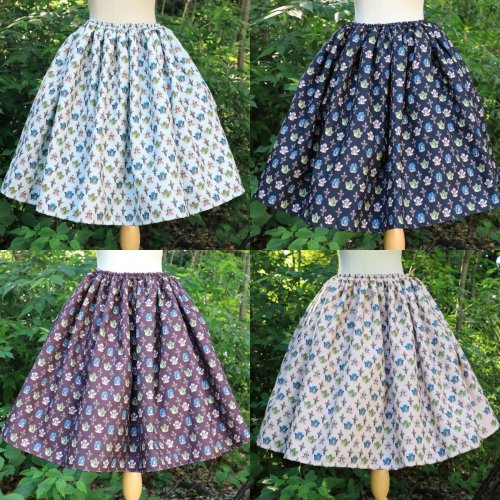 【Morun×Muuna Stoik】モランムーナストイック Fairy girls スカート ピンク/ボルドー/ブルー/ブラック