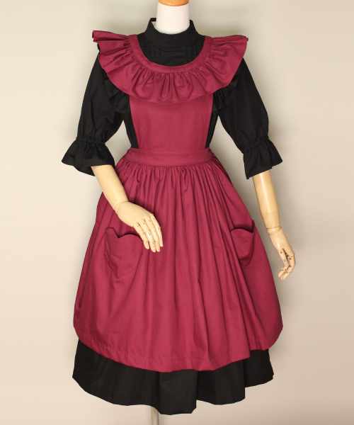 【HERHUM】ハーハム Natalieワンピース ワイン