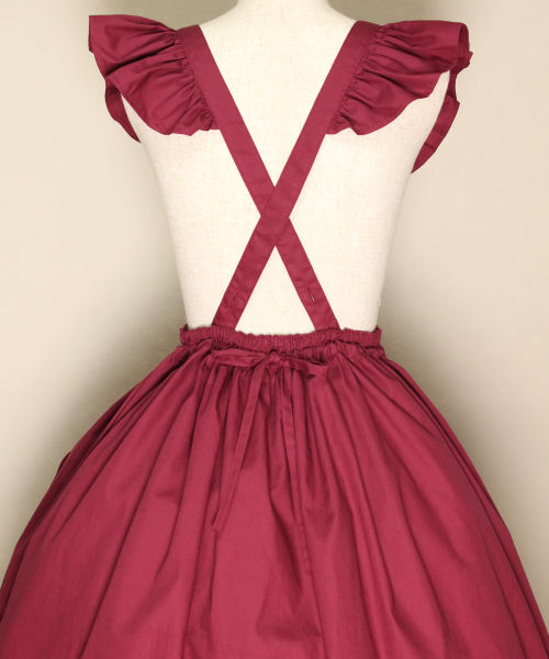 【HERHUM】ハーハム Natalieジャンパースカート ワイン